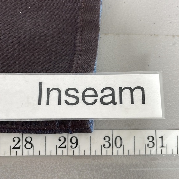 ROBERT RODRIGUEZ Jeans Waxed Denim Burgundy High Rise Mi Cielo Size 29 - Picture 10 of 10